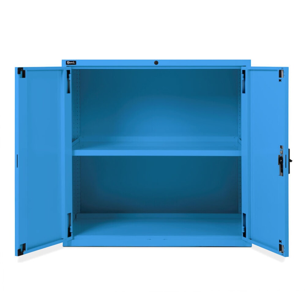 N° de l'image du produit 2 : Fami MASTER Armoire avec portes battantes, HxlxP 1 000 x 1 020 x 726 mm, bleu clair