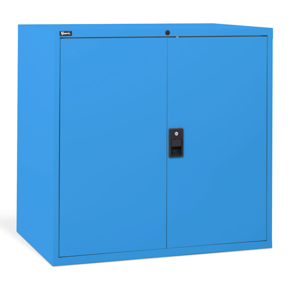 N° de l'image du produit 3 : Fami MASTER Armoire avec portes battantes, HxlxP 1 000 x 1 020 x 726 mm, bleu clair