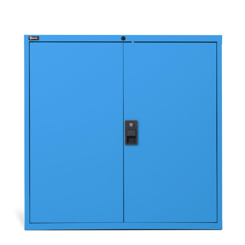 N° de l'image du produit 4 : Fami MASTER Armoire avec portes battantes, HxlxP 1 000 x 1 020 x 726 mm, bleu clair