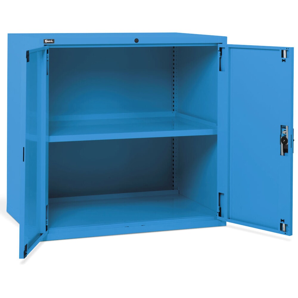N° de l'image du produit 5 : Fami MASTER Armoire avec portes battantes, HxlxP 1 000 x 1 020 x 726 mm, bleu clair