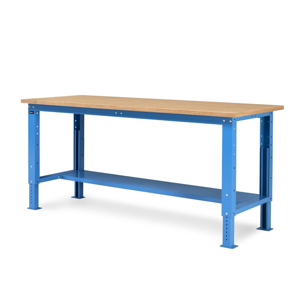 Produktabbildung Nr. 3: Fami Werkbank, höhenverstellbar, TK 1.000 kg, HxBxT 740-1.110 x 2.000 x 750 mm, RAL 5012 lichtblau
