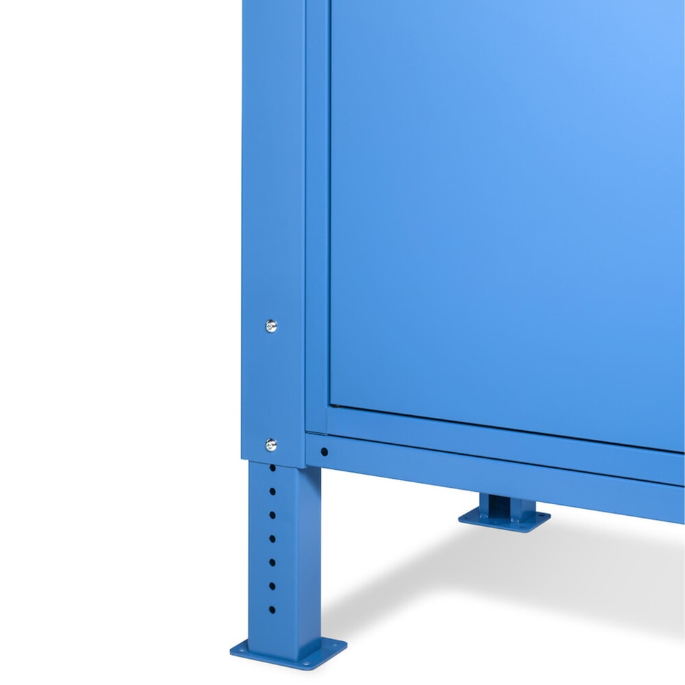 Produktabbildung Nr. 12: Fami Werkbank, höhenverstellbar, 2 Schubladen u. 2 Schränke, TK 1.000 kg, HxBxT 740-1.110 x 1.500 x 750 mm, RAL 5012 lichtblau