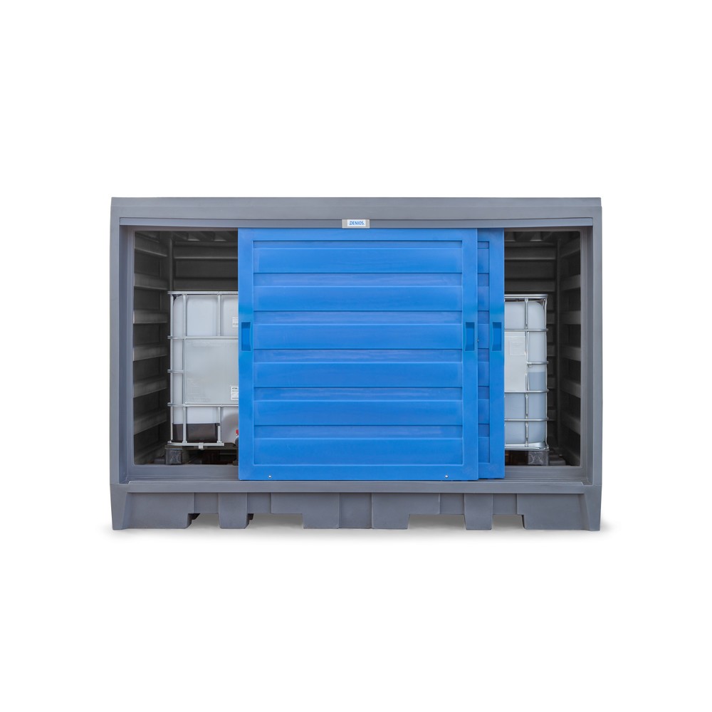 Produktabbildung Nr. 4: Fassdepot aus PE, HxBxT 2.170 x 3.200 x 1.740 mm, 2x IBC oder 8x 200 l
