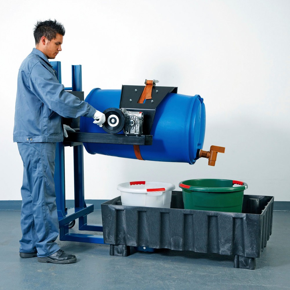 Produktabbildung Nr. 4: Fassdreher 360°, TK 300 kg, Fusspedalhub, Hubhöhe 0-1.400 mm