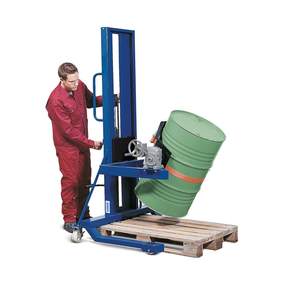 Produktabbildung Nr. 5: Fassdreher 360°, TK 300 kg, Fusspedalhub, Hubhöhe 0-1.400 mm