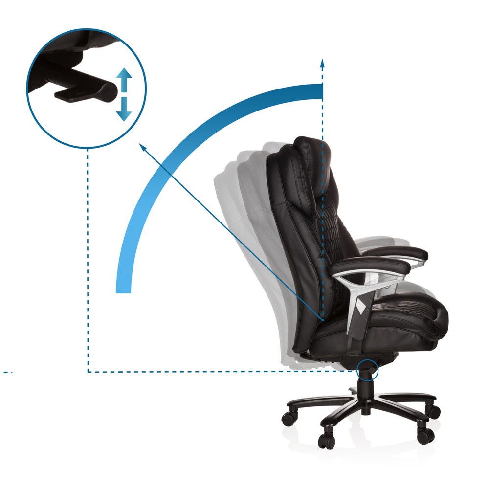 Produktabbildung Nr. 10: Fauteuil de direction hjh OFFICE PULLMANN similicuir, noir