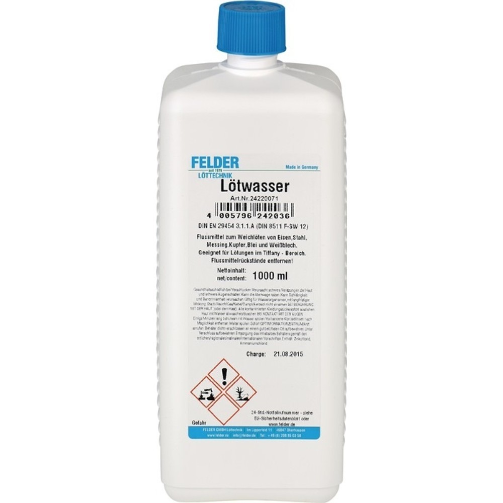 Illustration du produit: FELDER Lötwasser, 500 ml