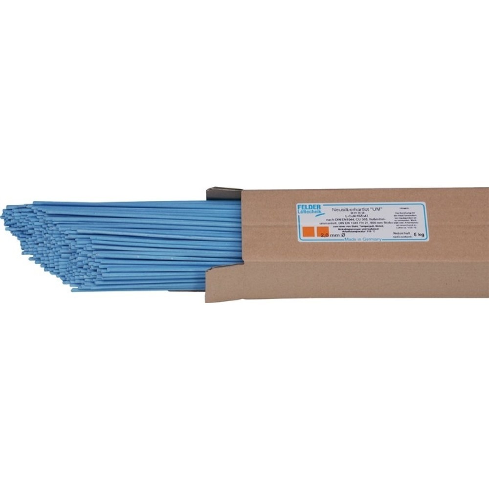 Illustration du produit: FELDER Neusilberhartlot UM, L-Cu Ni Zn 42, D2xL500mm, 5 St.