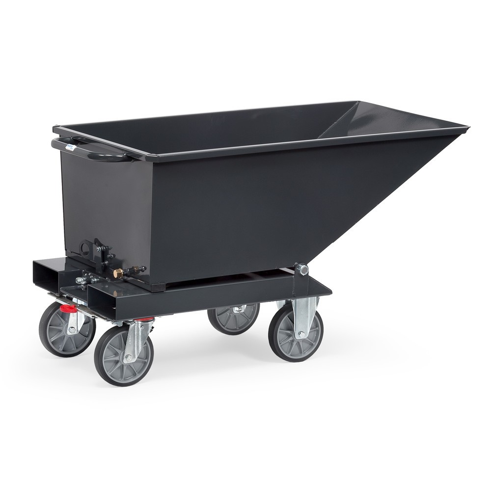 Produktabbildung Nr. 6: fetra® Benne basculante à roulettes, 0,25 m³, gris anthracite