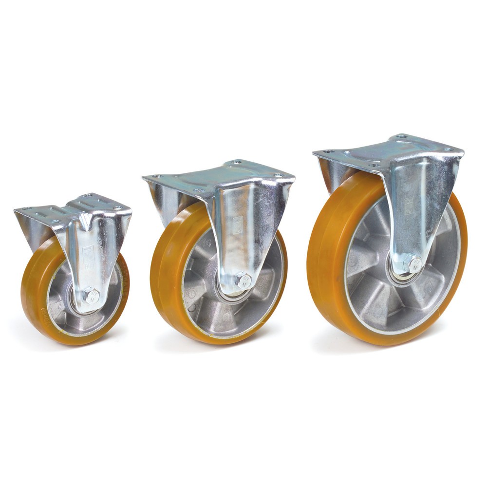 Produktabbildung: fetra® Bockrolle 160 x 50 mm