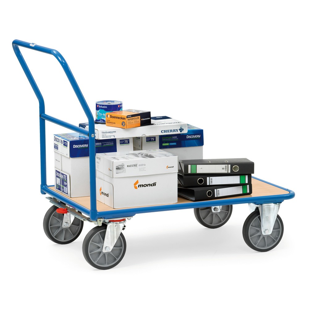 Produktabbildung Nr. 3: fetra® Chariot à plate-forme avec surface de chargement en bois lxP 500 x 850 mm, capacité de charge 400 kg