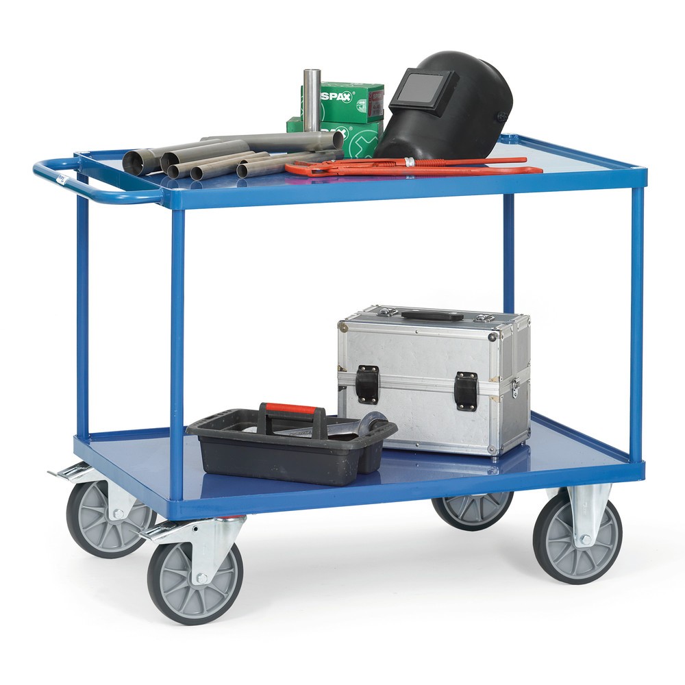 Produktabbildung Nr. 2: fetra® Servante et chariot de montage avec bacs en tôle d’acier, surface de chargement 1 000 x 600 mm