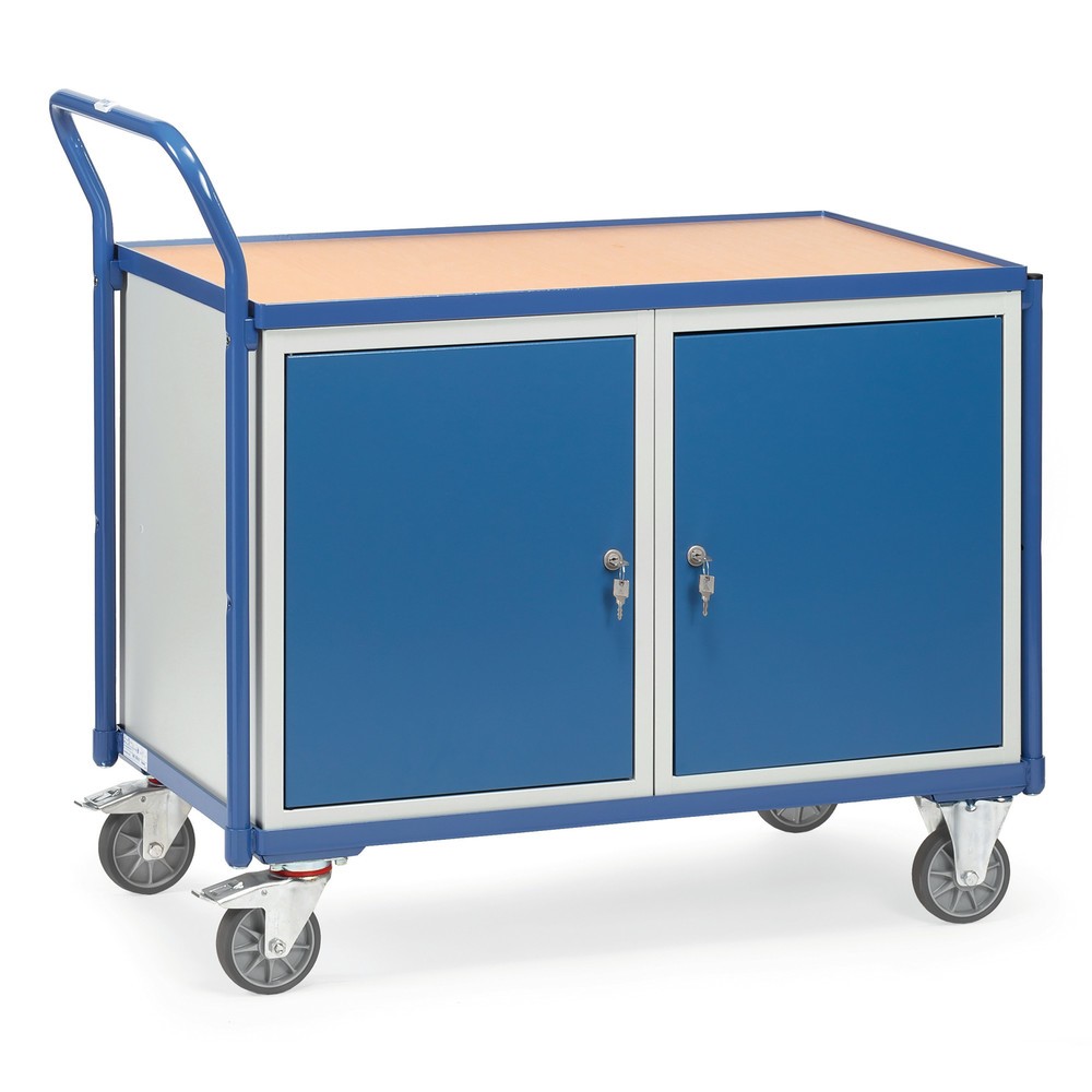 Illustration du produit: fetra® Chariot d’ atelier, 2 armoires, capacité de charge 300 kg