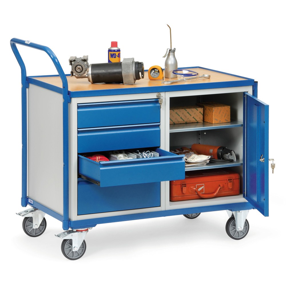 Produktabbildung Nr. 2: fetra® Chariot d’atelier, armoire, 4 tiroirs, capacité de charge 300 kg