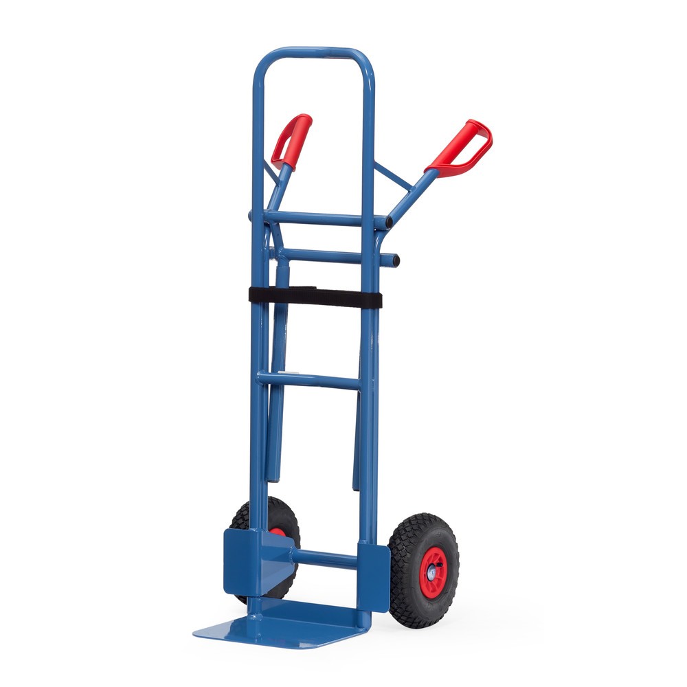 Produktabbildung Nr. 2: fetra® Diable porte-chaises en acier, capacité de charge 300 kg, bavette lxP 320 x 250 mm, pneumatiques à bandage plein