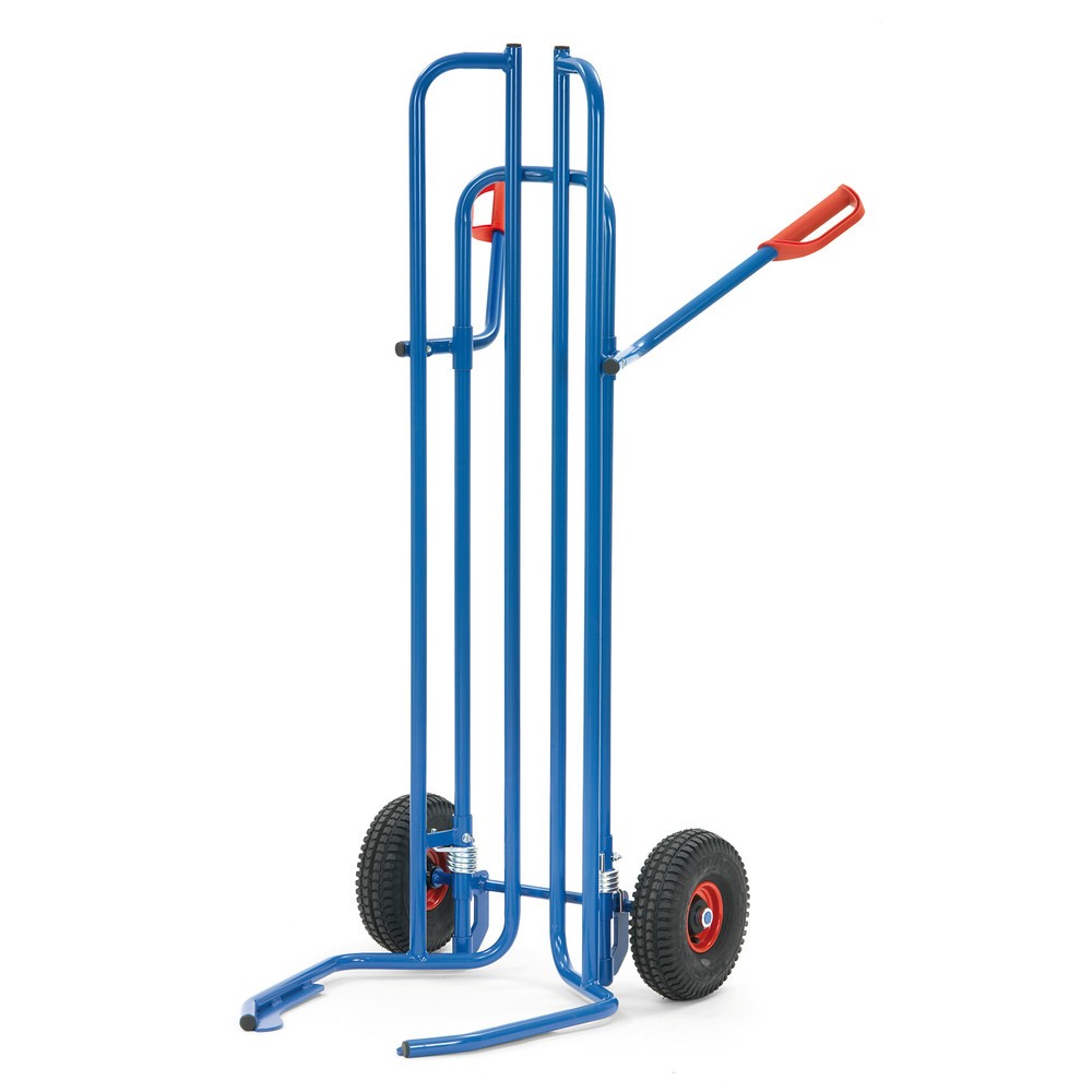 Illustration du produit: fetra® Diable porte-pneus en acier, capacité de charge 200 kg, pour 8 pneus, pneumatiques gonflables