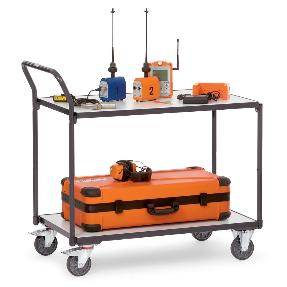 Produktabbildung Nr. 2: fetra® ESD-Tischwagen, TK 300 kg, 2 Ladeflächen à 500 x 850 mm