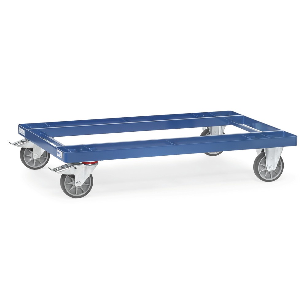 Produktabbildung: fetra® Fahrgestell, TK 500 kg, für Paletten 1.200 x 800 mm, TPE-Bereifung