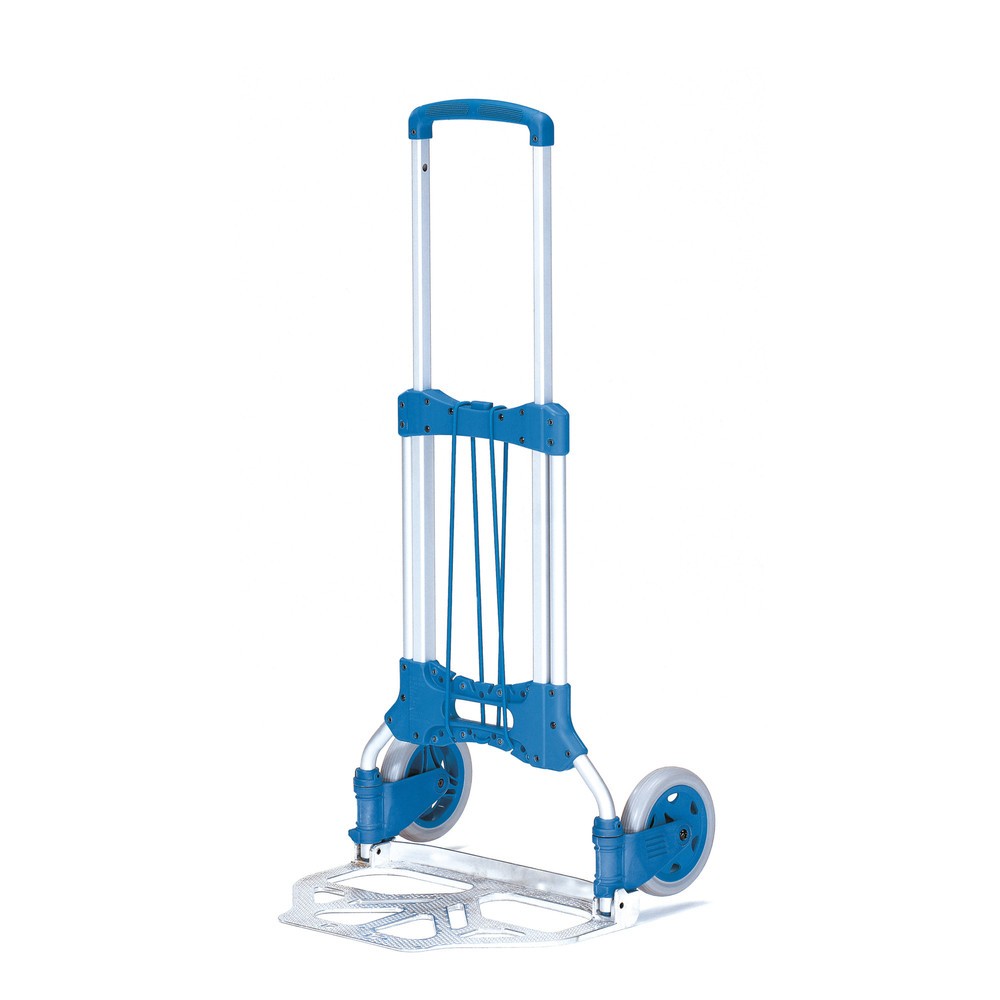 Produktabbildung: fetra® Klappbare Alu-Transportkarre, Tragkraft 125 kg, Schaufel BxT 480 x 320 mm