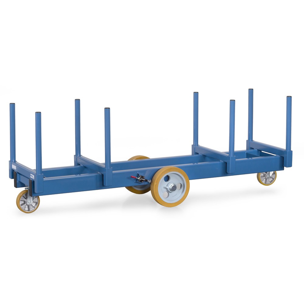Produktabbildung: fetra® Langmaterialwagen, Länge 2.500 mm, Tragkraft 3.000 kg