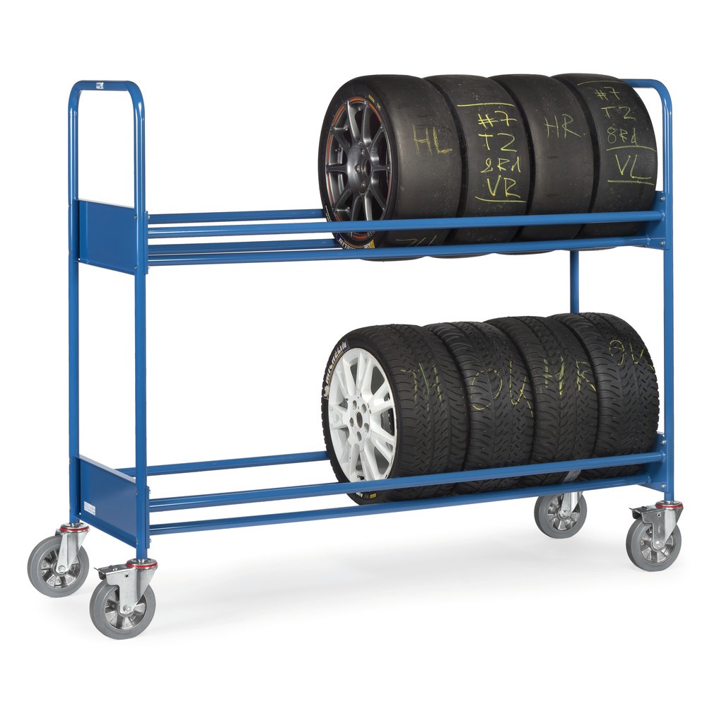 Produktabbildung Nr. 2: fetra® Reifenwagen, Tragkraft 500 kg, HxBxL 1.670 x 670 x 1.990 mm