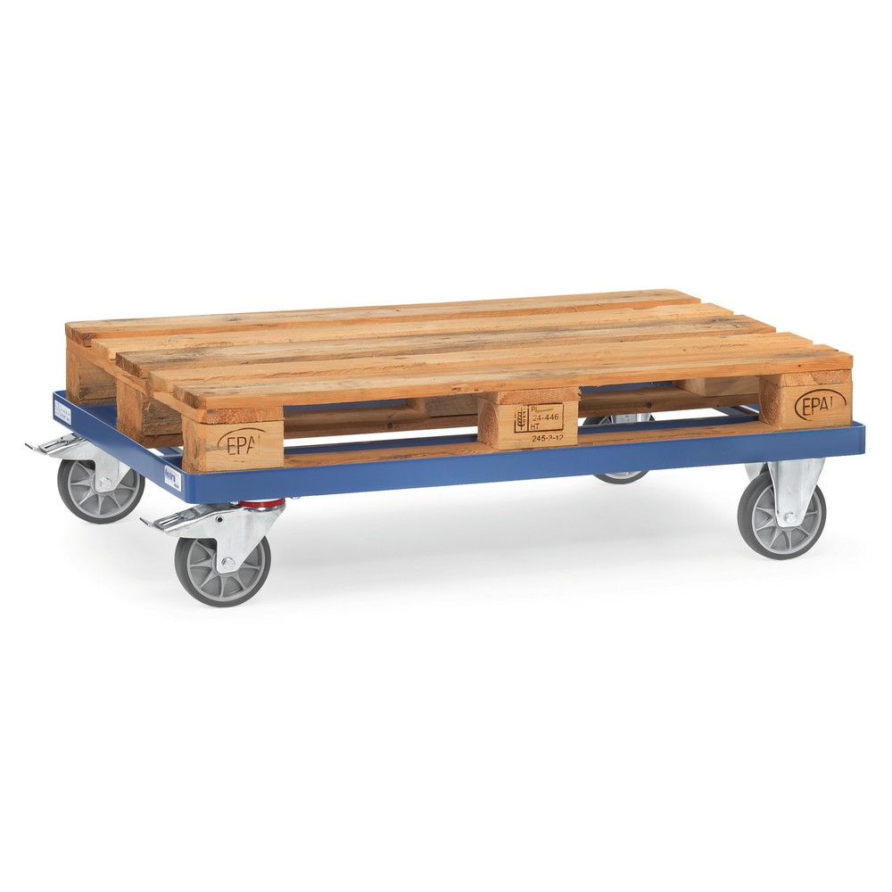 Produktabbildung Nr. 2: fetra® Rouleur, capacité de charge 500 kg, pour palettes 1 200 x 800 mm, pneumatiques en TPE
