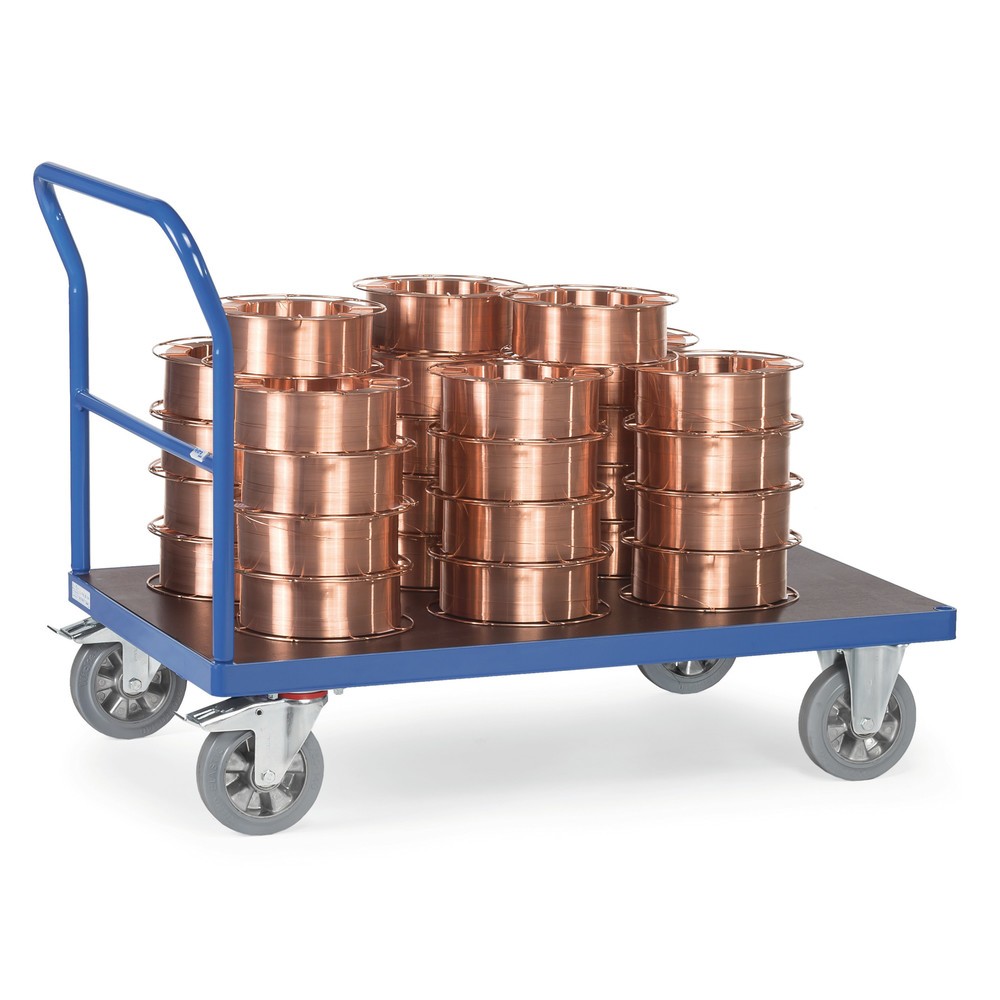 Produktabbildung Nr. 2: fetra® Schwerlast-Plattformwagen, mit Schiebebügel, Ladefläche BxT 800 x 1.600 mm