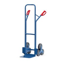 Produktabbildung Nr. 1: fetra® Treppenkarre, 3-armiger Radstern, Tragkraft 200 kg, Schaufel BxT 320 x 250 mm, Stahl