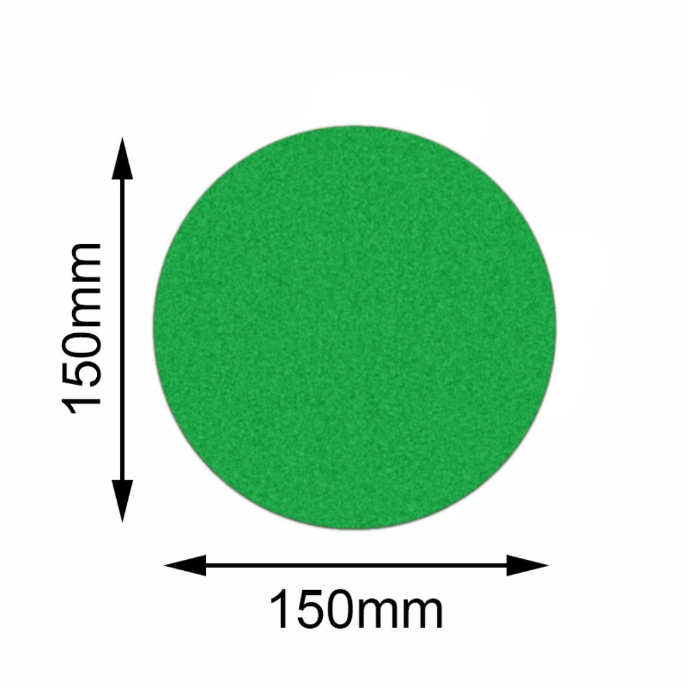 Illustration du produit: Appareil de marquage au sol Mehlhose Safety Cercle, vert, 150 mm, 10 pcs/UV