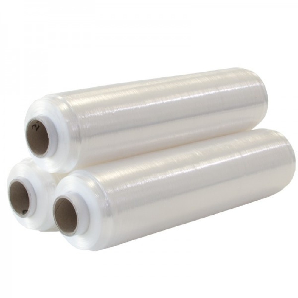 Produktabbildung Nr. 1: Film étirable à la main, 8 µ, lxL 420 mm x 600 m, transparent, 6 pcs/UV