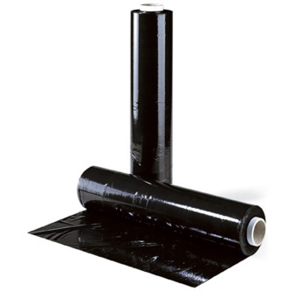 Produktabbildung Nr. 1: Film étirable à la main, 23 µ, lxL 500 mm x 300 m, noir, 6 pcs/UV