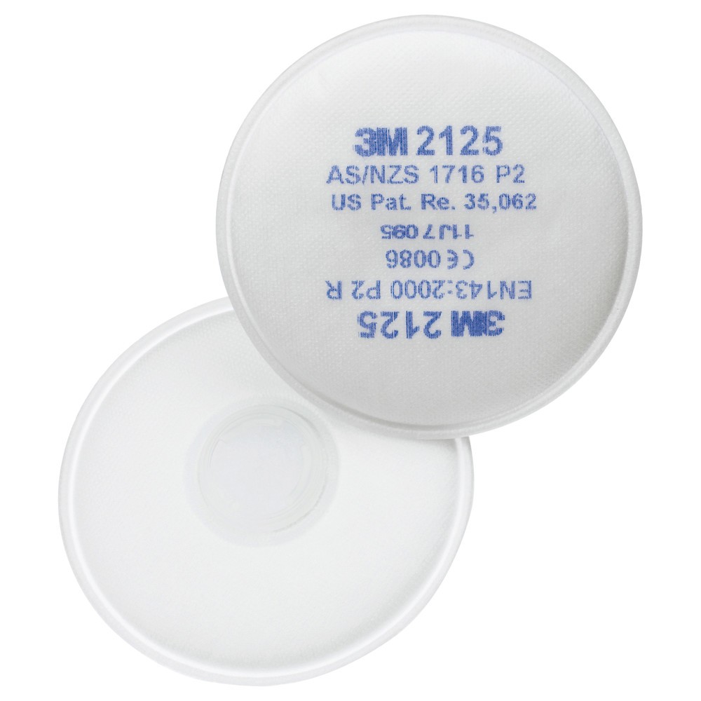 Illustration du produit: Filtre à particules pour masque spécial gaz et vapeurs 3M™, P2R