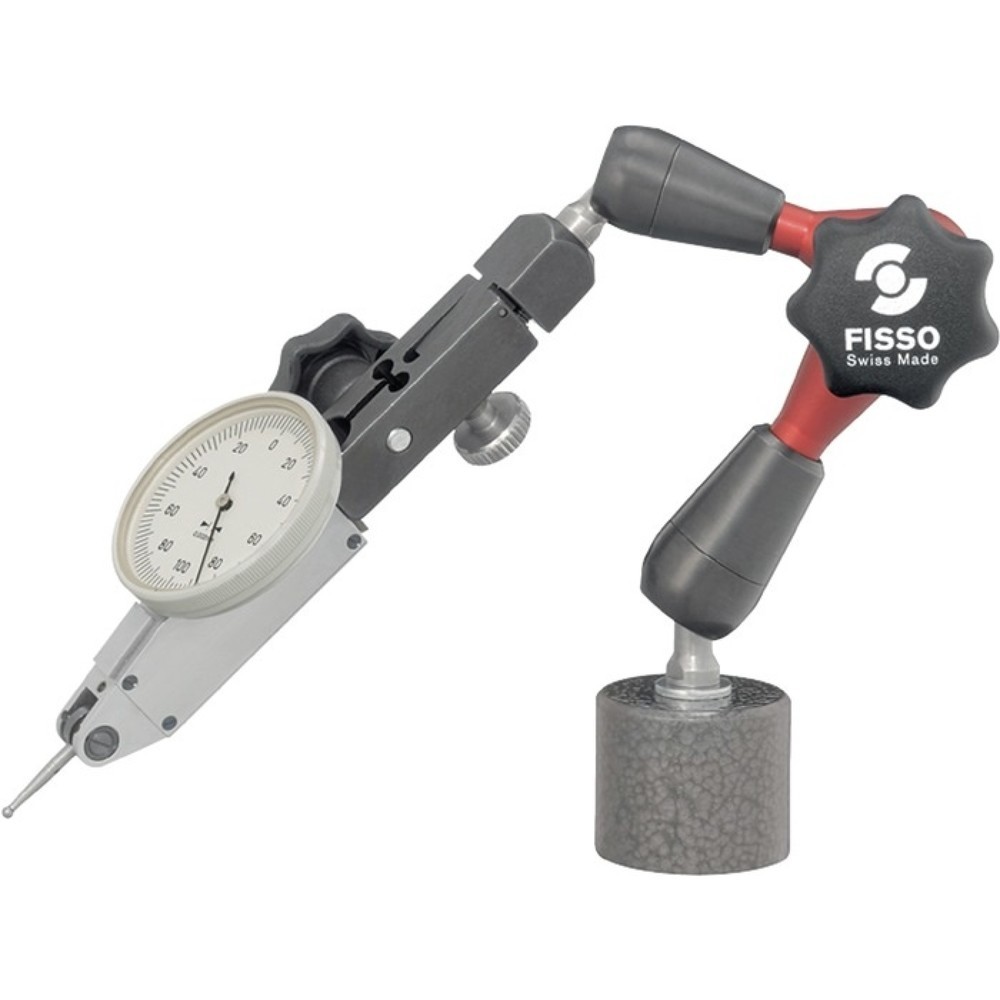 Illustration du produit: FISSO Magnetmessstativ STRATO-LINE, Haftkraft 300 N, Aktionsradius 130 mm Gesamthöhe 210 mm