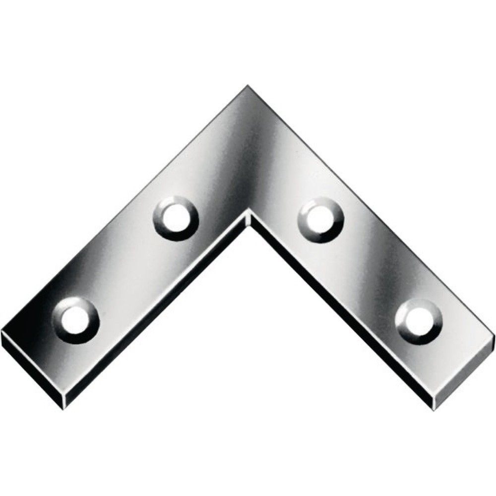 Illustration du produit: Flachwinkel L.75x75mm B.12mm S.1,5mm STA blau verz.VORMANN