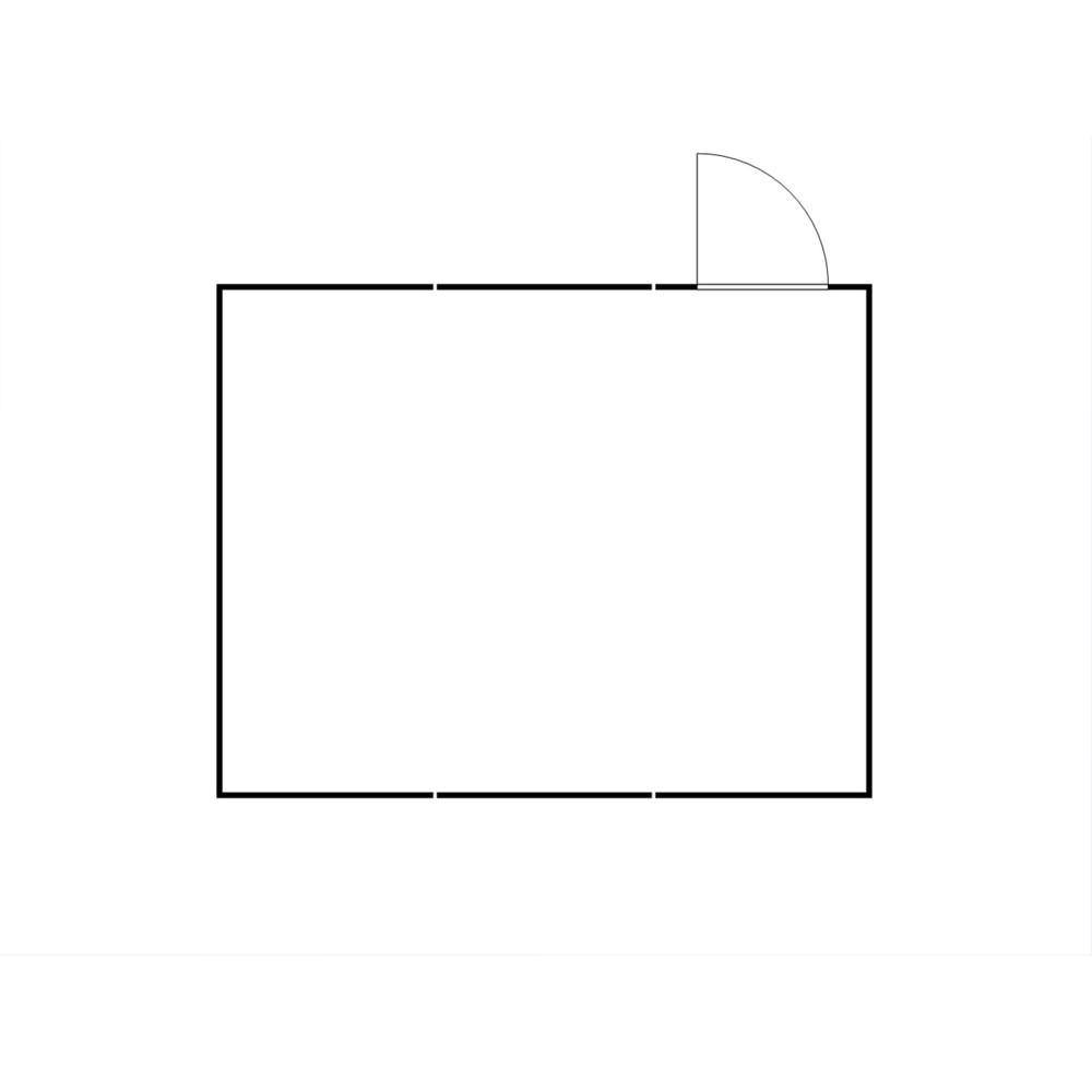 Produktabbildung Nr. 2: FLADAFI® Materialcontainer-Kombination, isoliert, 30 m², mit Holzfussboden, HxBxT 2.405 x 5.080 x 6.520 mm, Einzelflügeltür, mittig im Modul