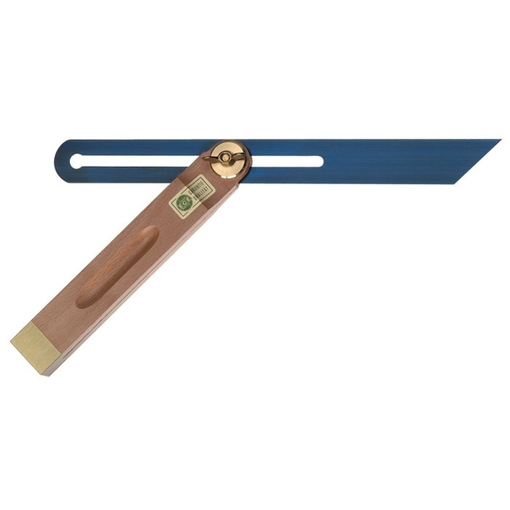 Illustration du produit: Fausse équerre longueur des rails 300 mm laiton bois de hêtre ECE
