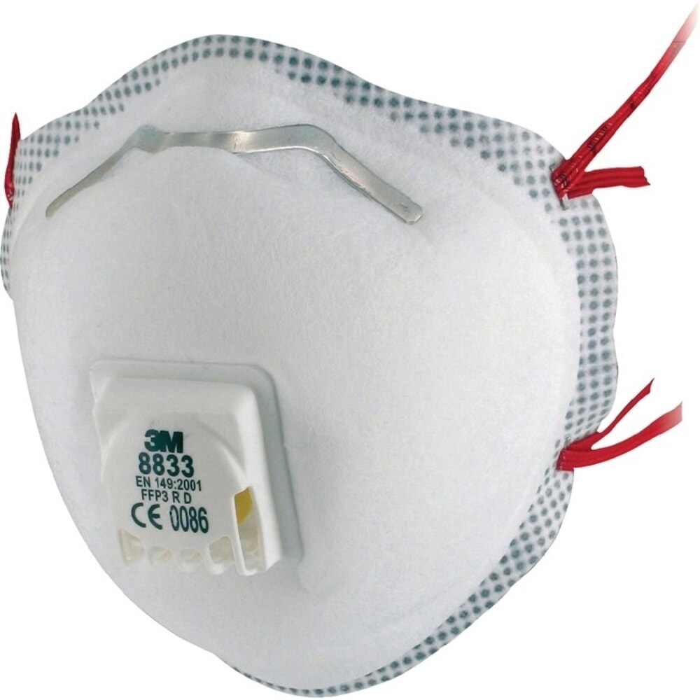 N° de l'image du produit 1 : 3M™ Atemschutzmaske 8833 EN 149:2001+A1:2009