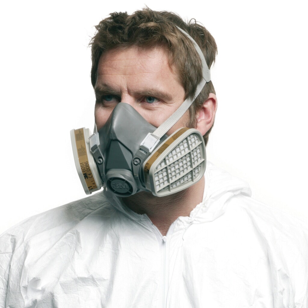 3M™ Demi-masque spécial gaz et vapeurs série 6000 Illustration du produit: 3M™ Demi-masque spécial gaz et vapeurs série 6000