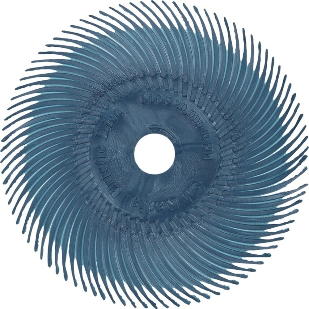 Illustration du produit: 3M™ Radialbürstenscheibe RB-ZB Typ C, gelb, Ø 75 mm Körnung 80, 20000 min-¹