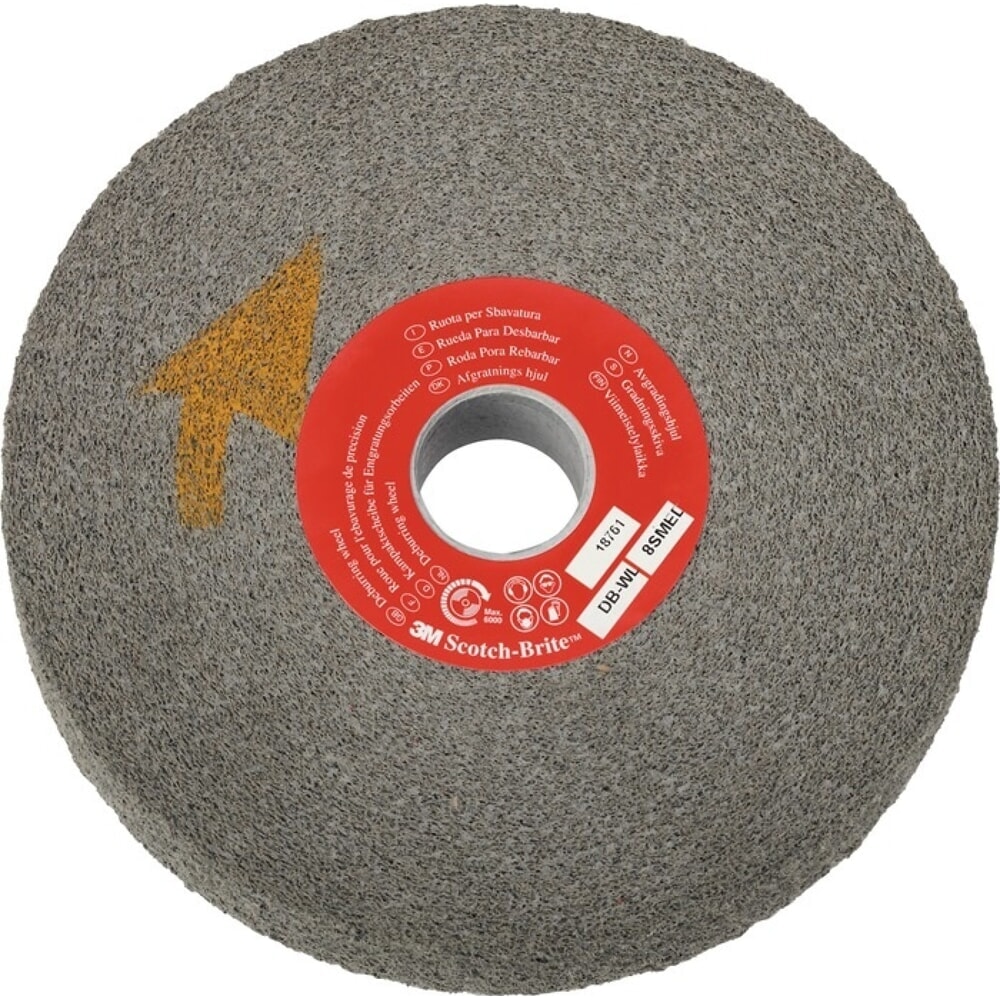 Illustration du produit: 3M™ Schleifbockentgratungsscheibe DB-WL, Ø152xB25,4x25,4mm 9 superfine, Faservlies