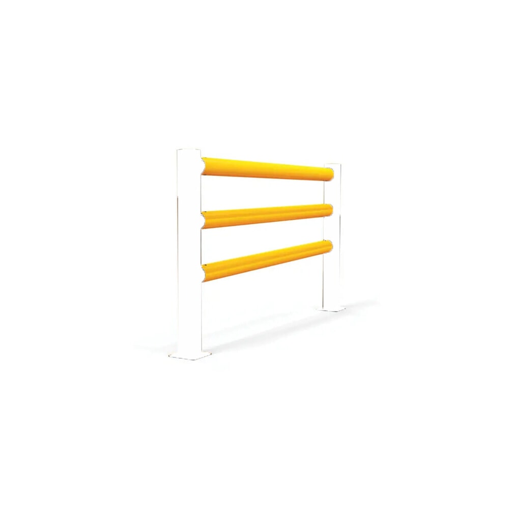 N° de l'image du produit 1 : A-SAFE iFlex Séparation de voies piétonnes en MEMAPLEX®, jeu de longerons - 3 x 600 mm de longueur