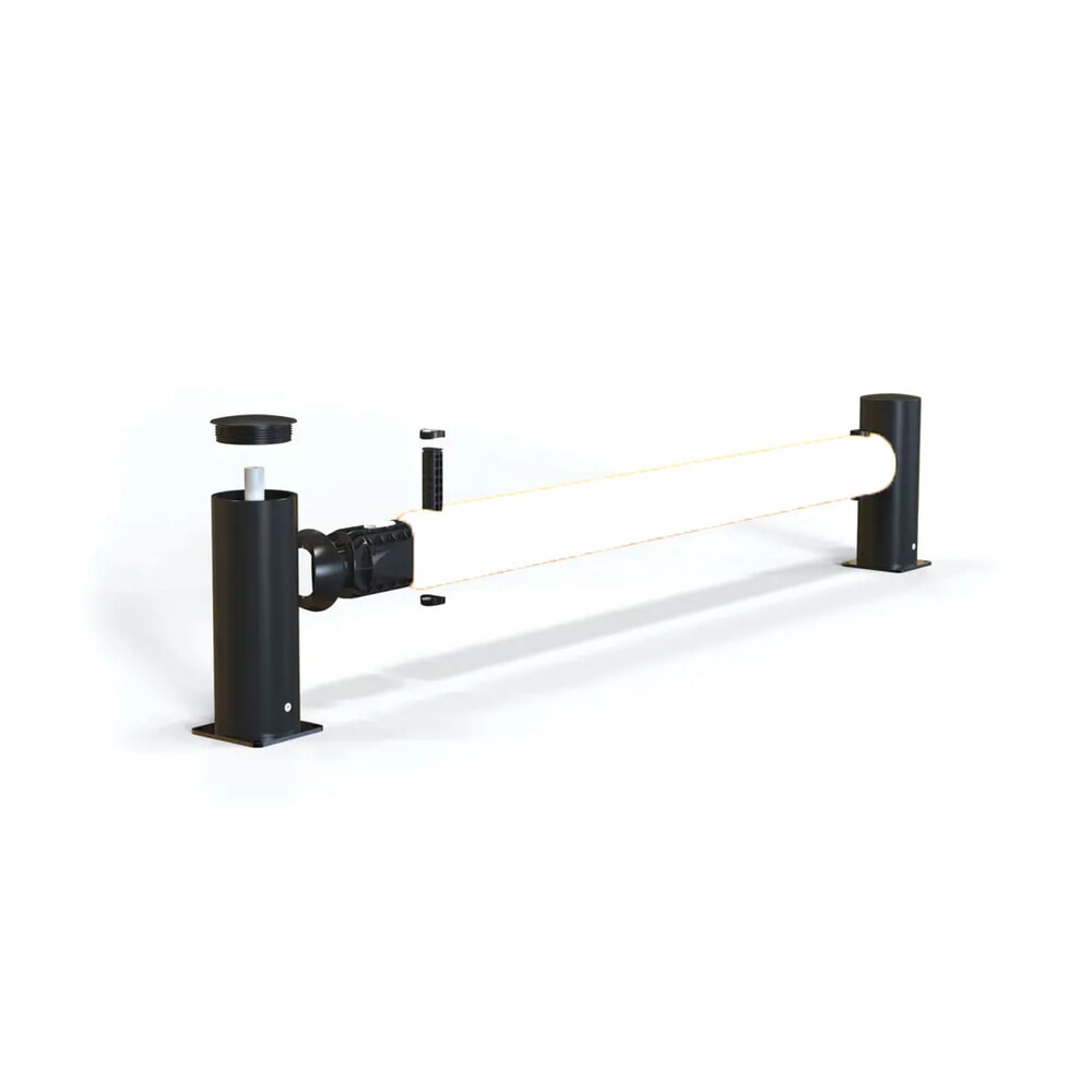 N° de l'image du produit 5 : A-SAFE Poteau d’angle pour rambarde de protection contre les chocs eFlex utilisée comme barrière de circulation en MEMAPLEX®, pour l’intérieur et l’extérieur, Hxl