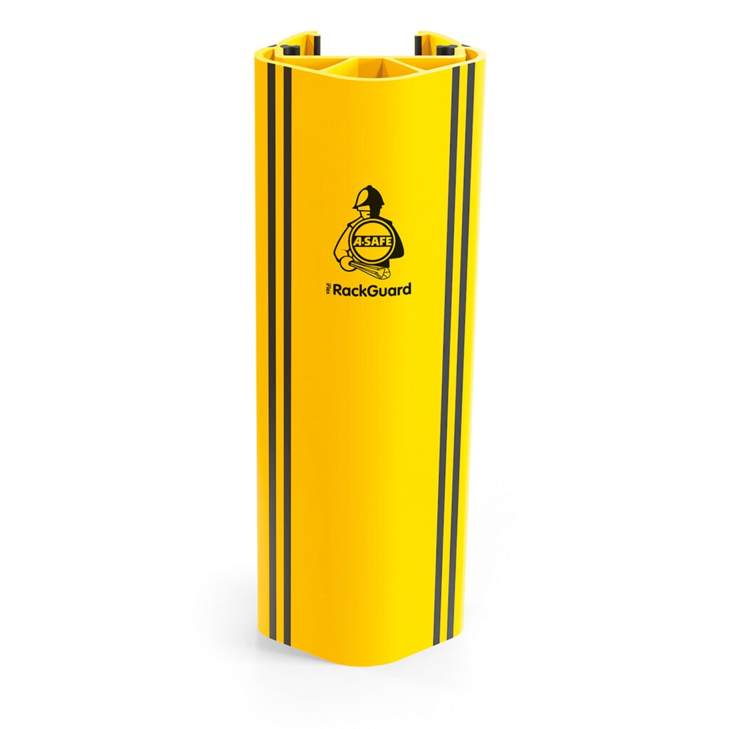 Illustration du produit: A-SAFE Protection contre les chocs pour rayonnages RackGuard en MEMAPLEX®, cote intérieure HxlxP 600 x 102 x 80 mm