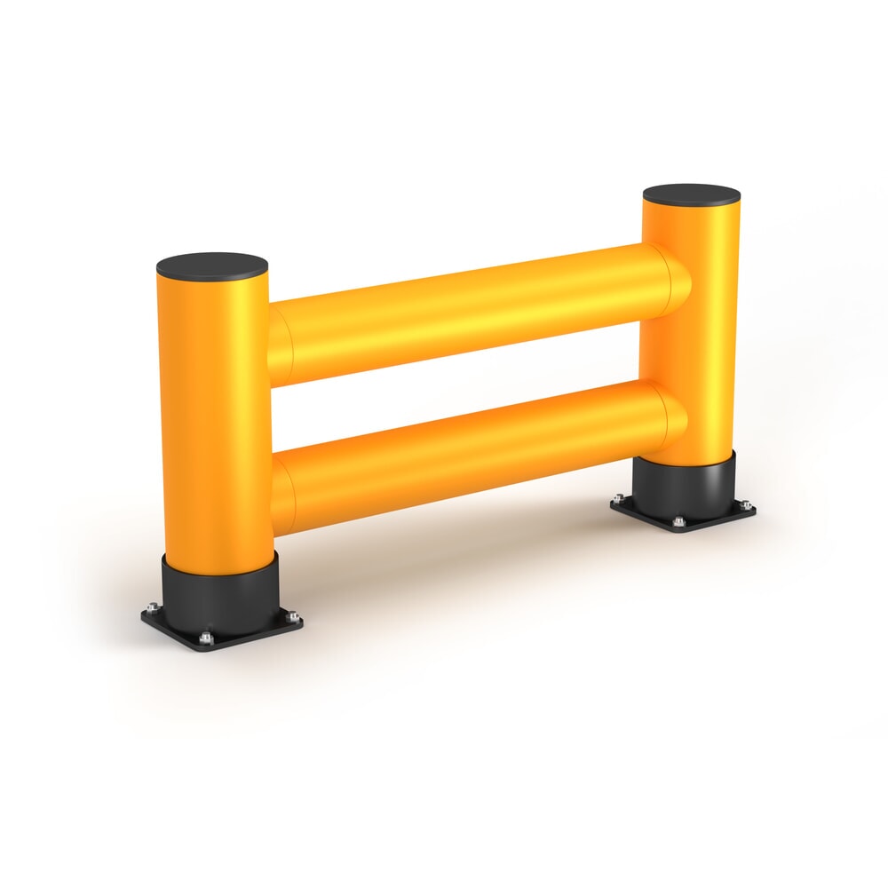 N° de l'image du produit 7 : A.M.P.E.R.E. Regalendschutz Rack Mammut®, Doppelplanke, Länge 1.200 mm