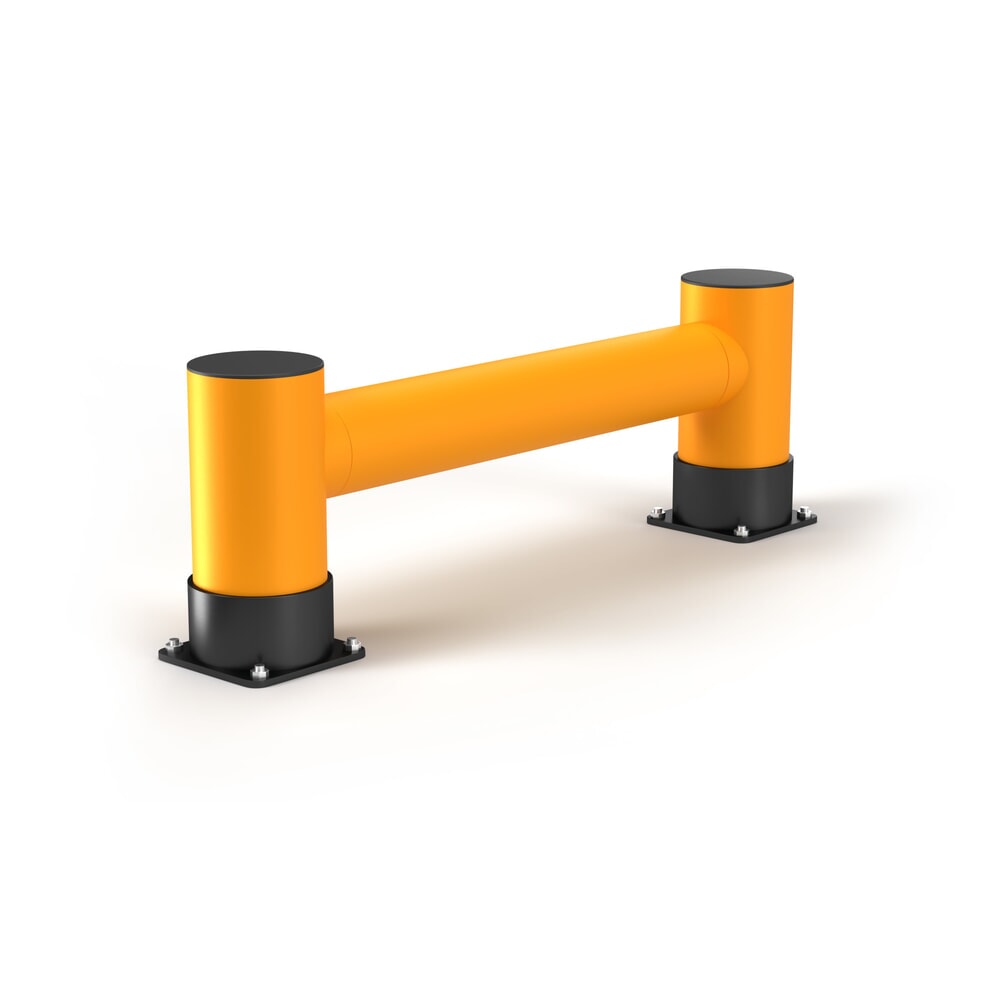 N° de l'image du produit 4 : A.M.P.E.R.E. Regalendschutz Rack Mammut®, Einzelplanke, Länge 1.200 mm
