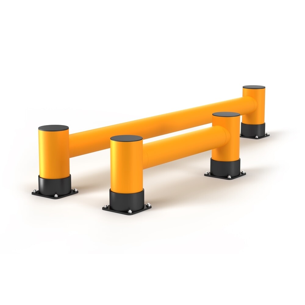 N° de l'image du produit 7 : A.M.P.E.R.E. Regalendschutz Rack Mammut®, Einzelplanke, Länge 1.200 mm