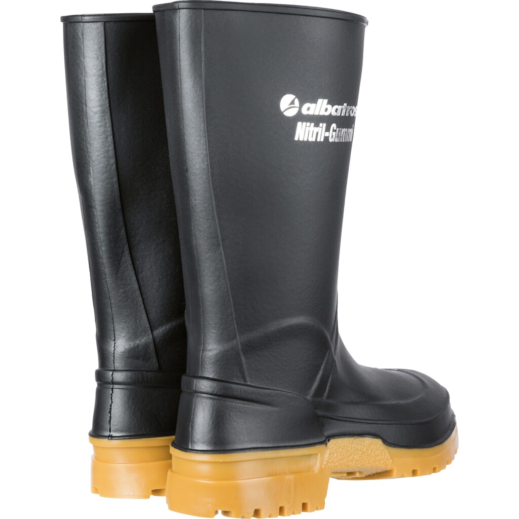 N° de l'image du produit 2 : albatros GUARDIAN MID BLACK Nitrilgummistiefel Größe 44, schwarz