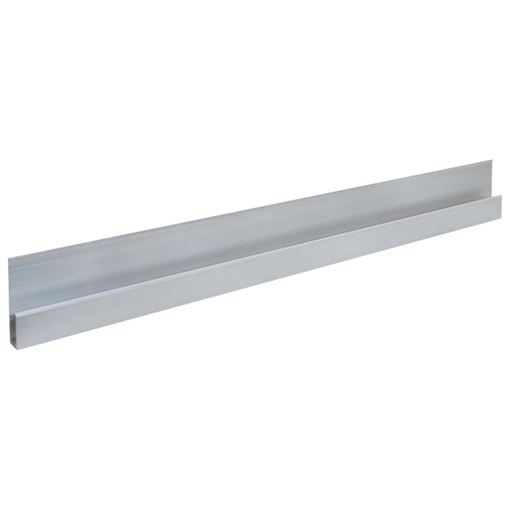 Illustration du produit: Règle à lisser en alu forme h longueur 1200 mm avec bourrelet de renforcement al