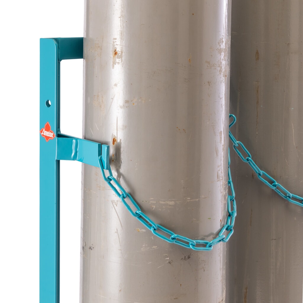 Ameise® Support pour bouteilles en acier, pour 2 bouteilles de 40-50 litres N° de l'image du produit 2 : Ameise® Support pour bouteilles en acier, pour 2 bouteilles de 40-50 litres