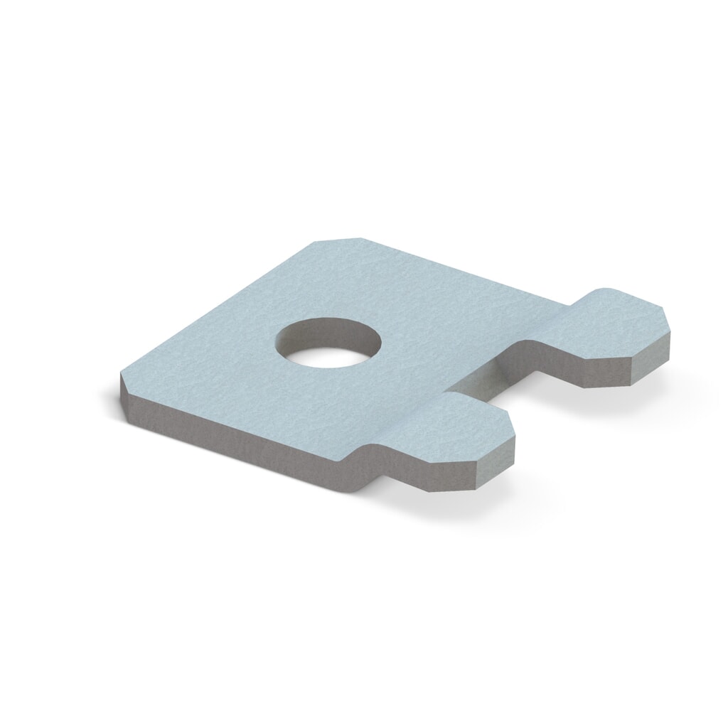 Ancrage de pied, galvanisé, pour rayonnage Cantilever META N° de l'image du produit 2 : Ancrage de pied, galvanisé, pour rayonnage Cantilever META